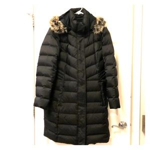 Lands’ End down coat.